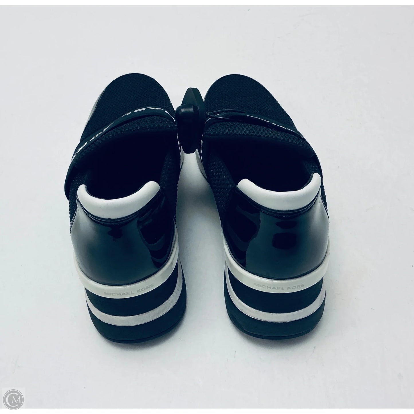 Shoes Sneakers By Michael By Michael Kors In Black & White, Size: 10