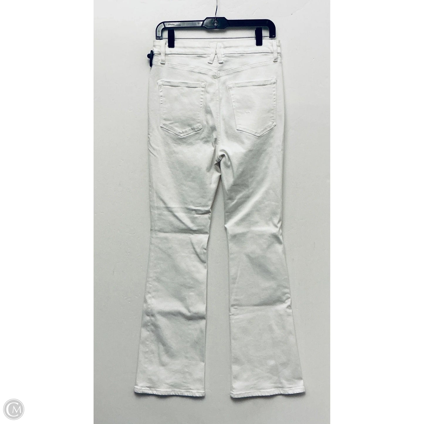 Jeans Wide Leg By Good American In White, Size: 10