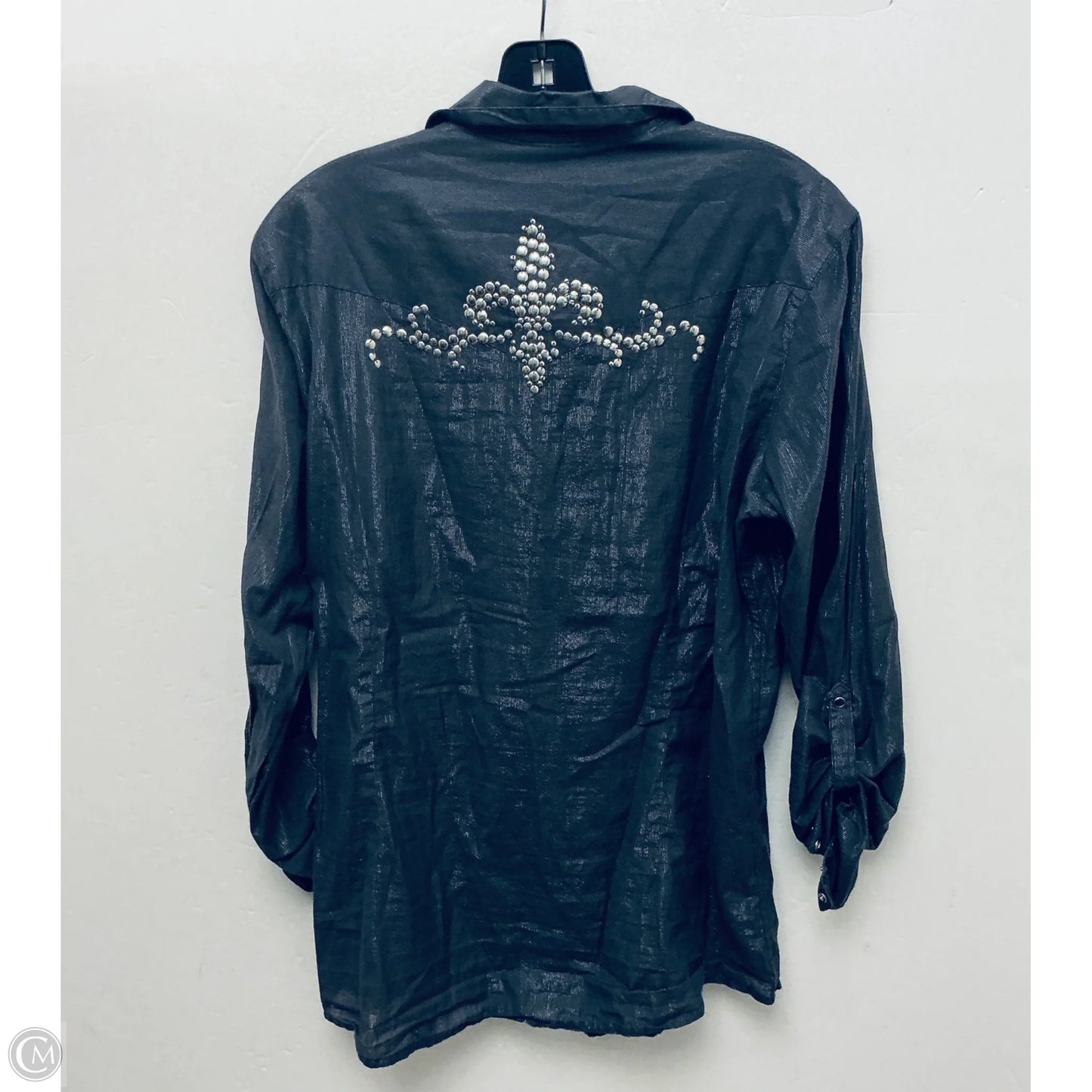 Top Long Sleeve By Ariat In Blue, Size: Xl