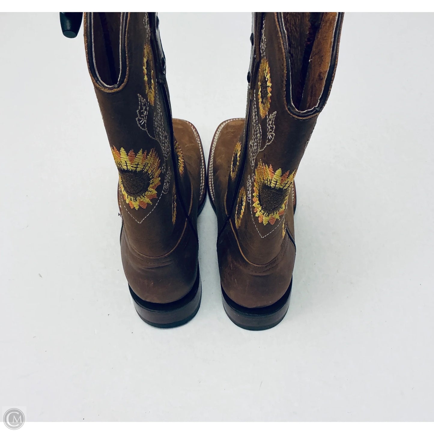 Boots Western By Cme In Floral Print, Size: 6