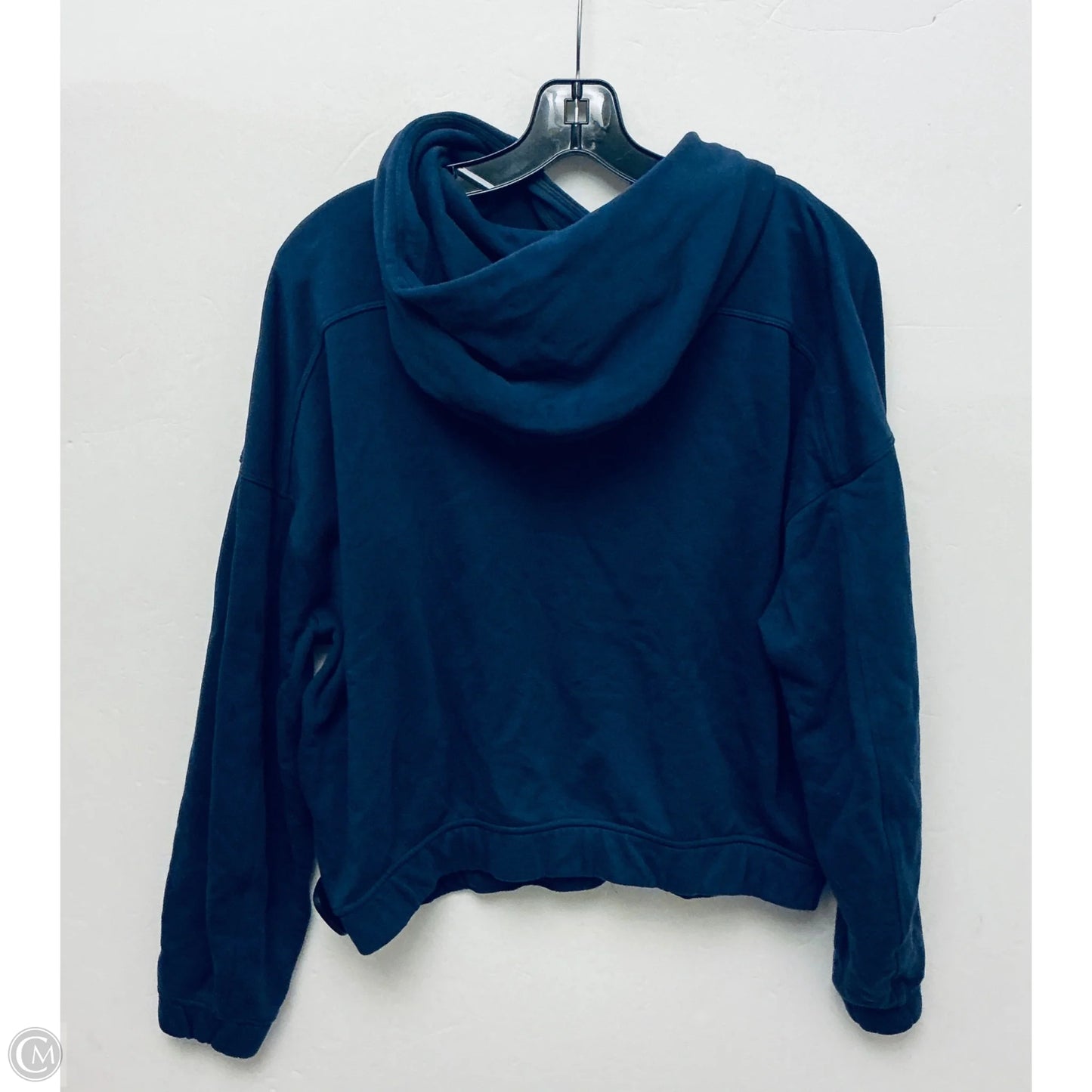 Athletic Sweatshirt Hoodie By Lululemon In Navy, Size: 12