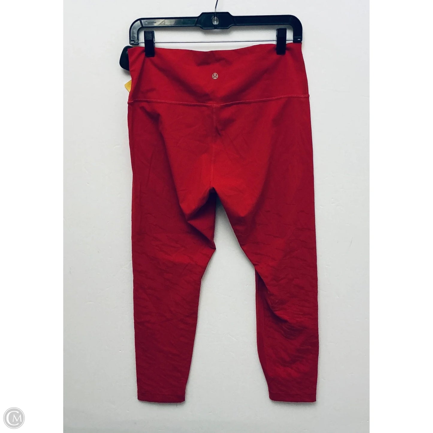 Athletic Leggings By Lululemon In Red, Size: 12