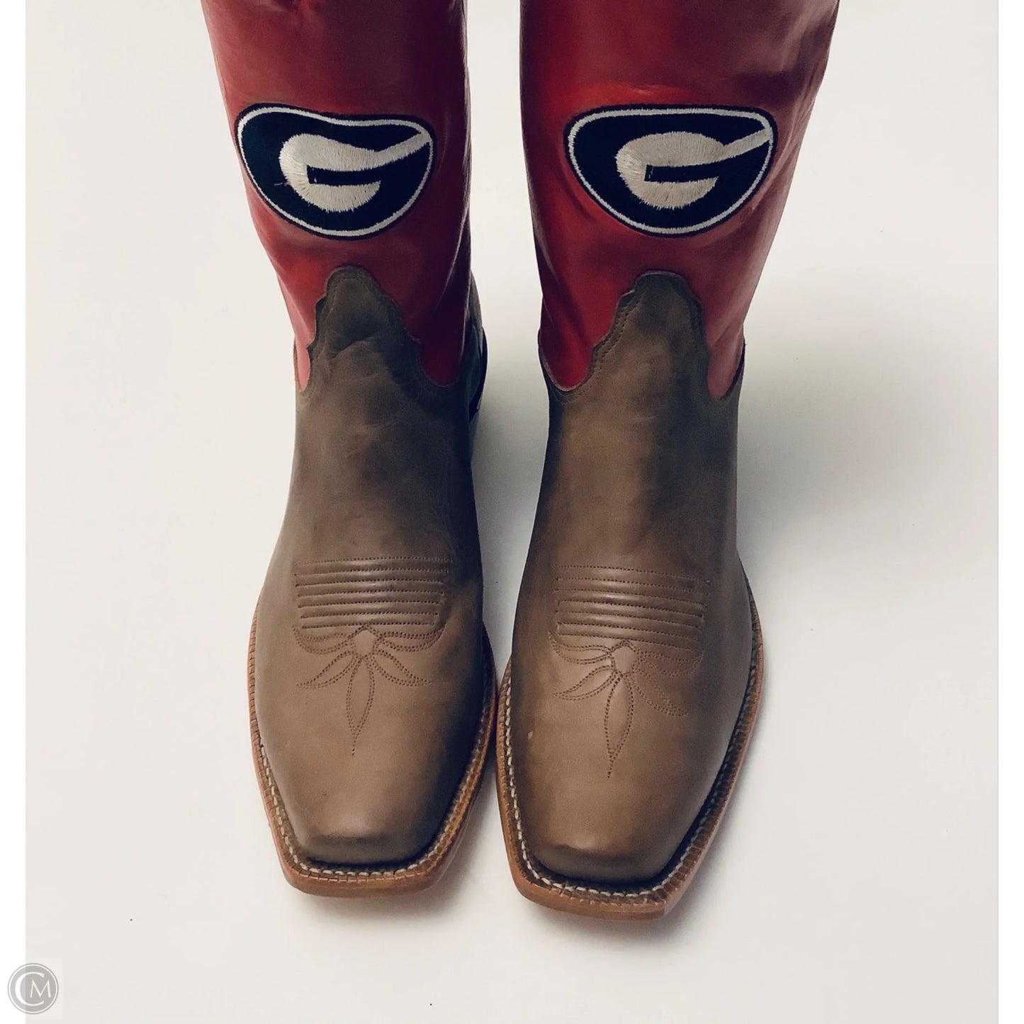 Boots Western By Cmc In Red, Size: 10.5