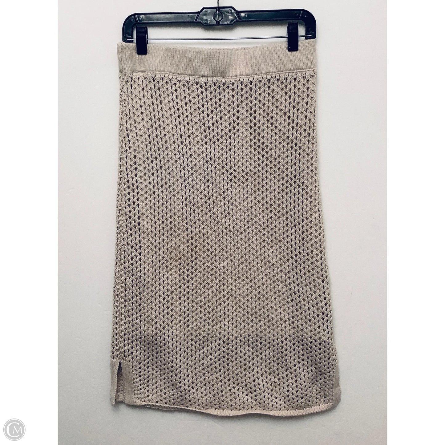 Skirt Midi By Nine West In Beige, Size: M