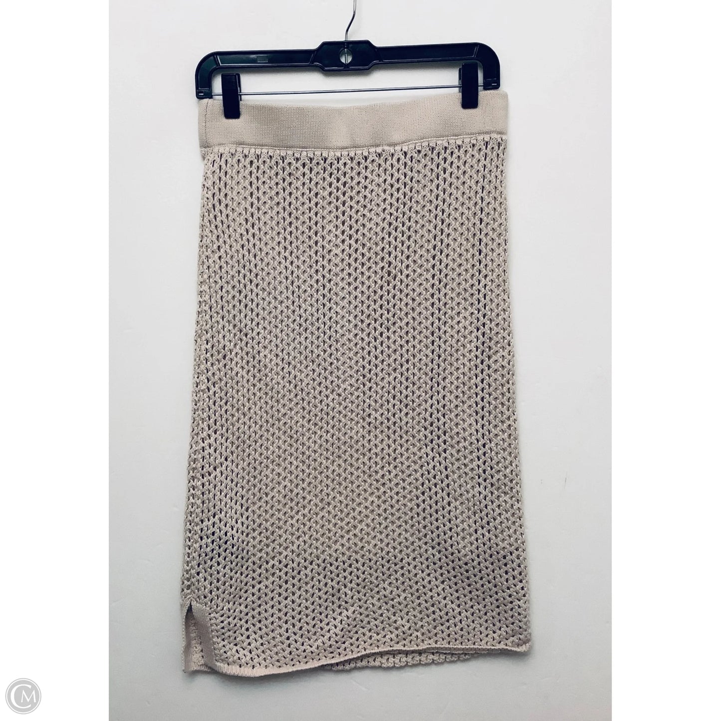 Skirt Midi By Nine West In Beige, Size: M