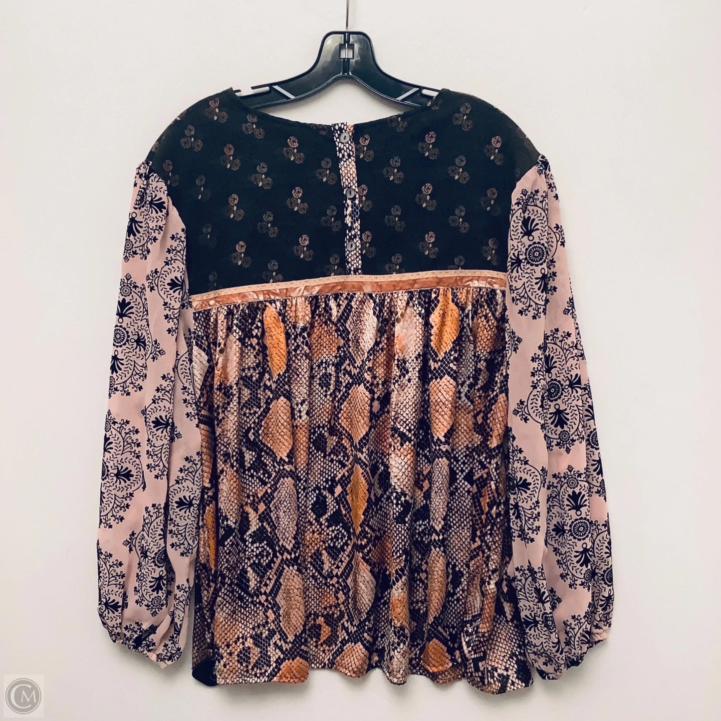 Top Long Sleeve By Ivy Jane In Pink, Size: Xl
