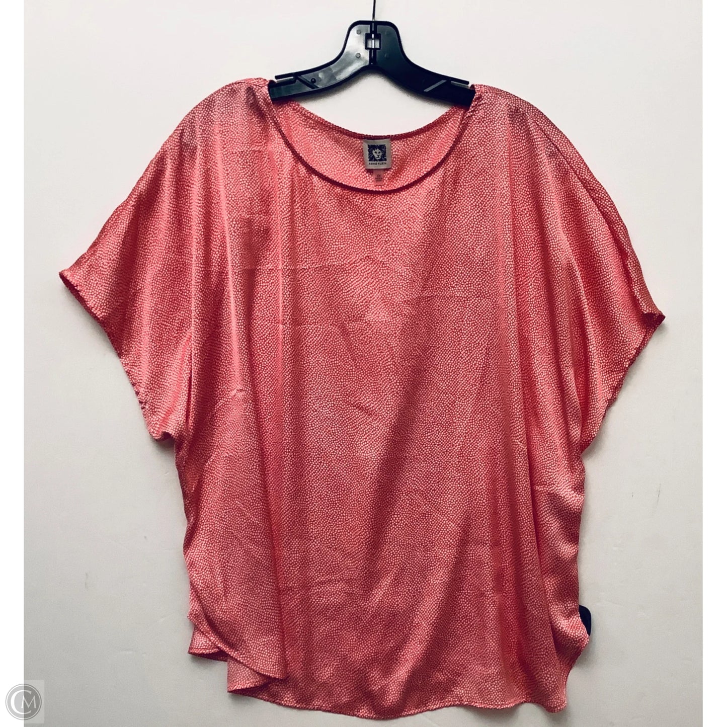 Top Short Sleeve By Anne Klein In Pink, Size: 2x