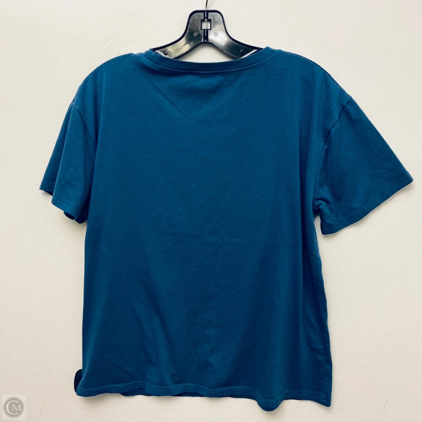 Top Short Sleeve Basic By Clothes Mentor In Blue, Size: L
