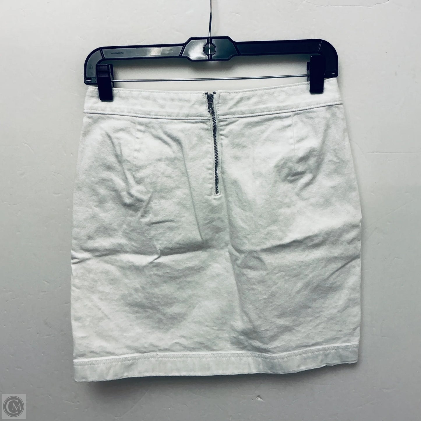 Skirt Mini & Short By Nautica In White Denim, Size: 0