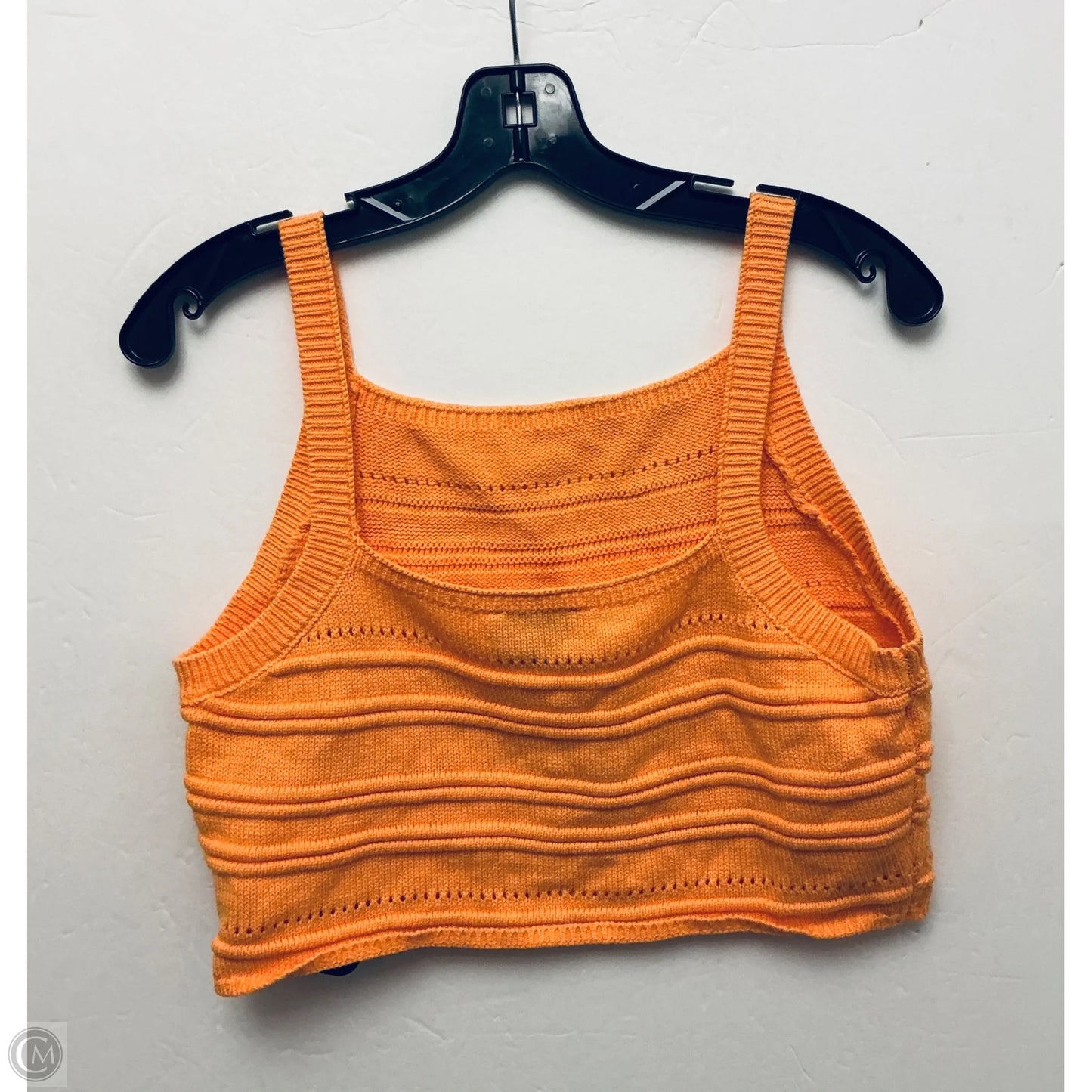 Top Sleeveless By Freshman In Orange, Size: L