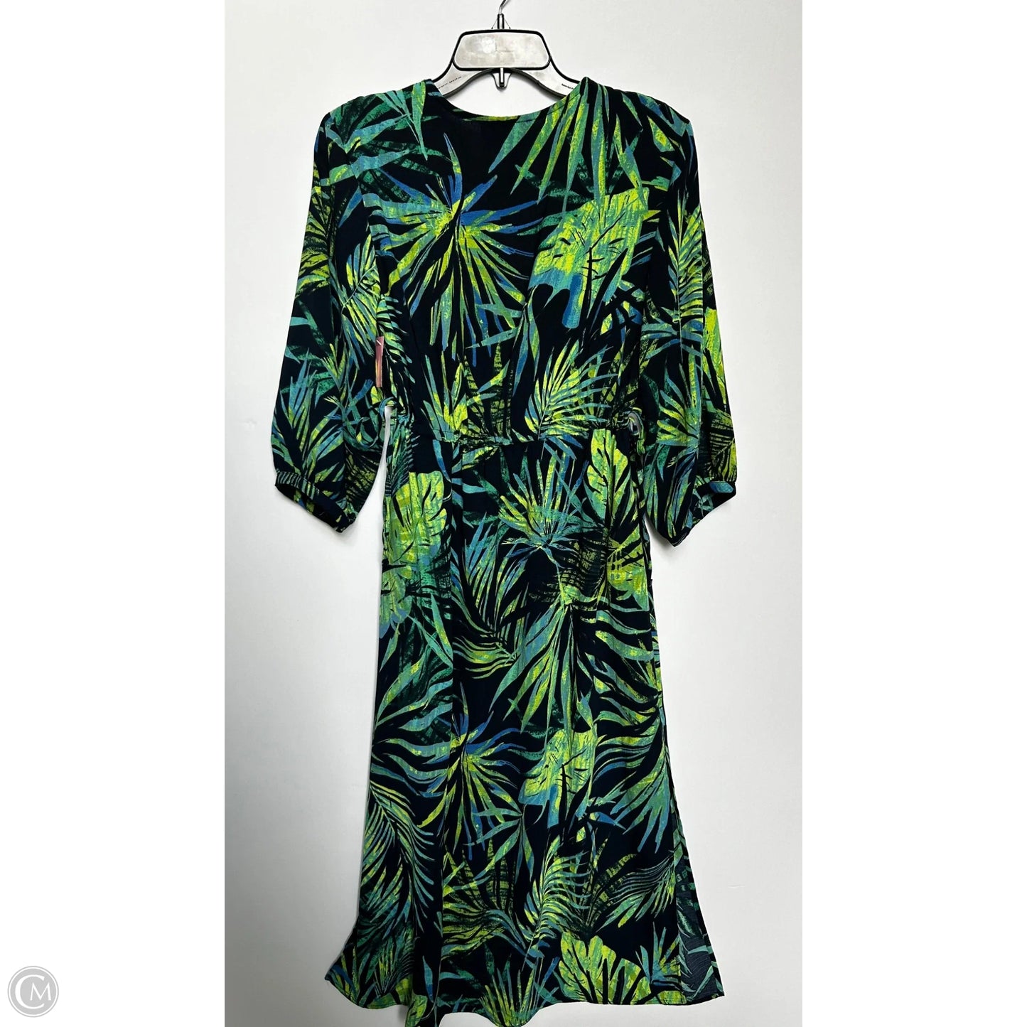 Dress Casual Maxi By Joseph Ribkoff In Blue & Green, Size: M