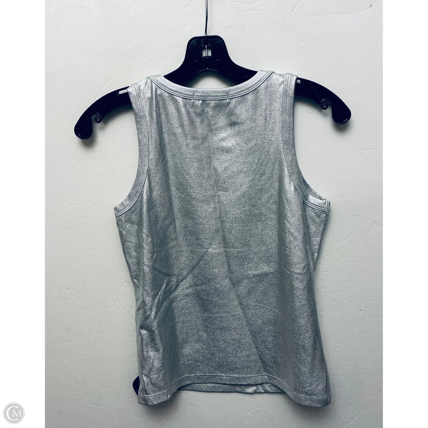 Top Sleeveless By Boston Proper In Silver, Size: Xs