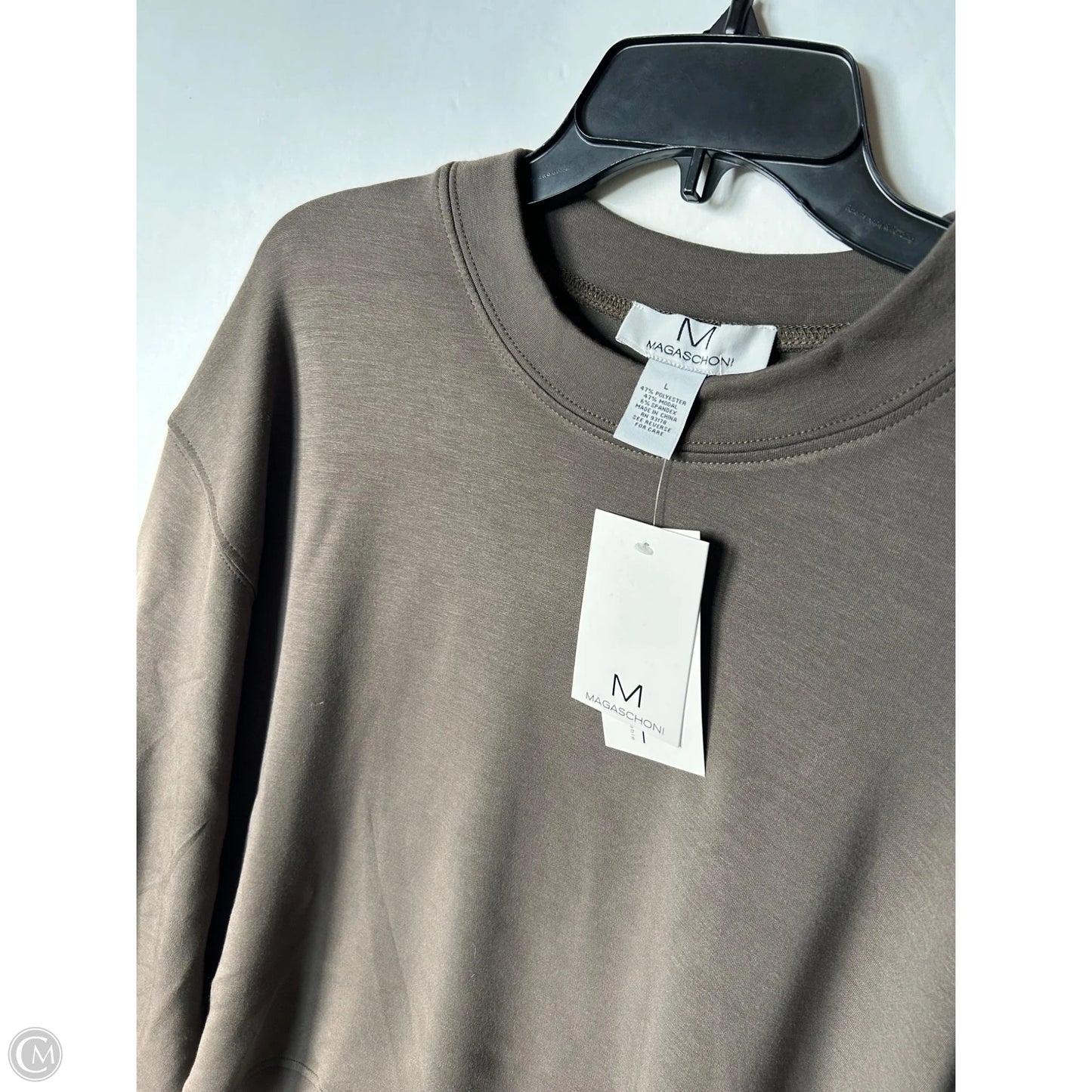 Sweatshirt Crewneck By Cmc In Brown, Size: L