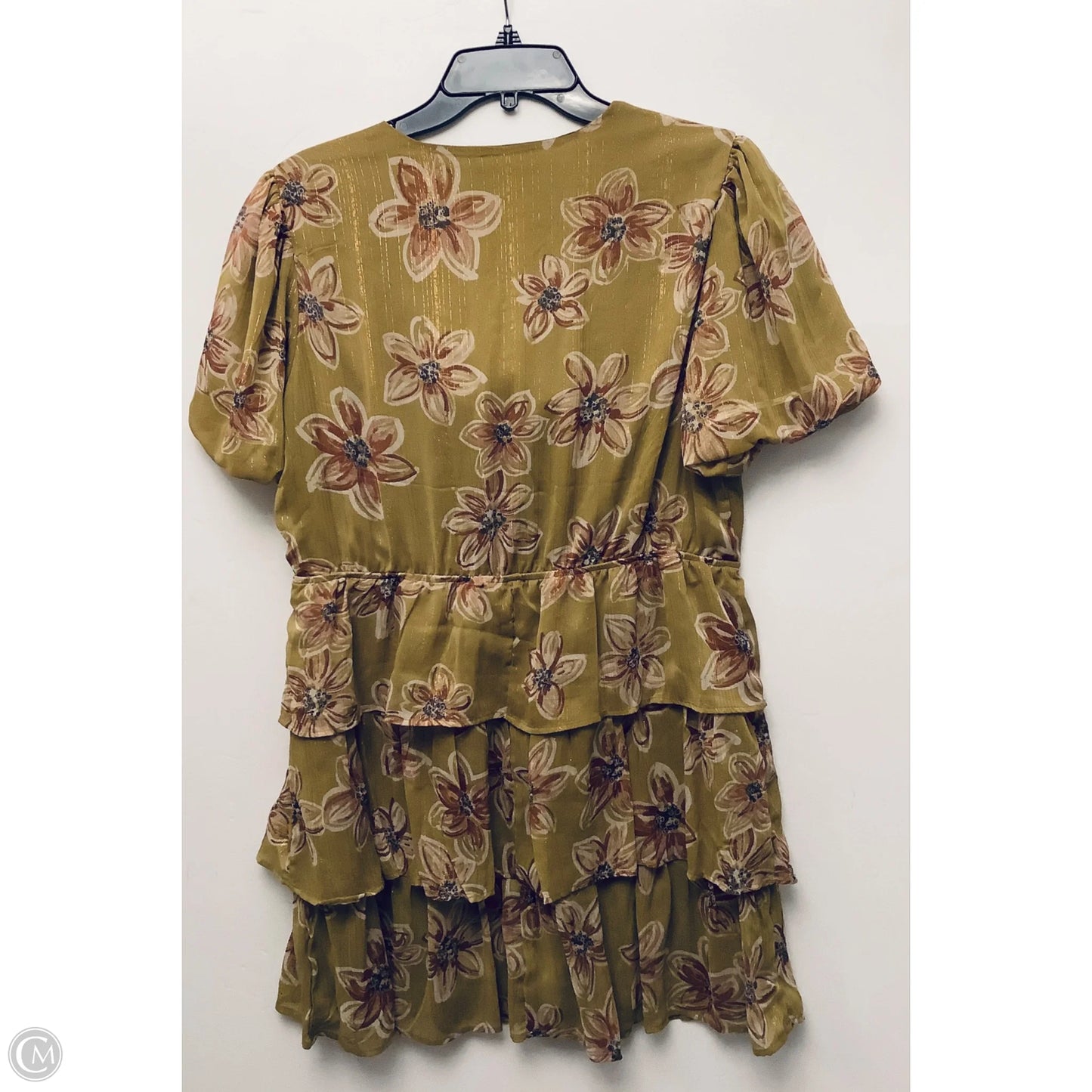 Dress Casual Short By Mimi Chica In Yellow, Size: Xl