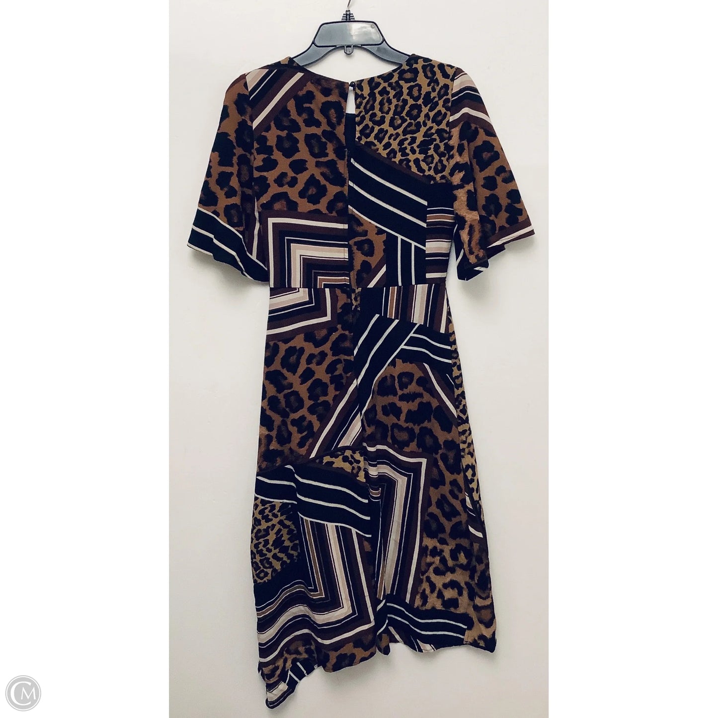 Dress Casual Midi By Luxology In Brown, Size: S