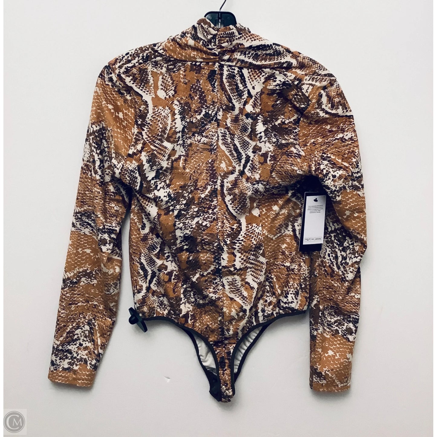 Bodysuit By Marciano In Snakeskin Print, Size: S