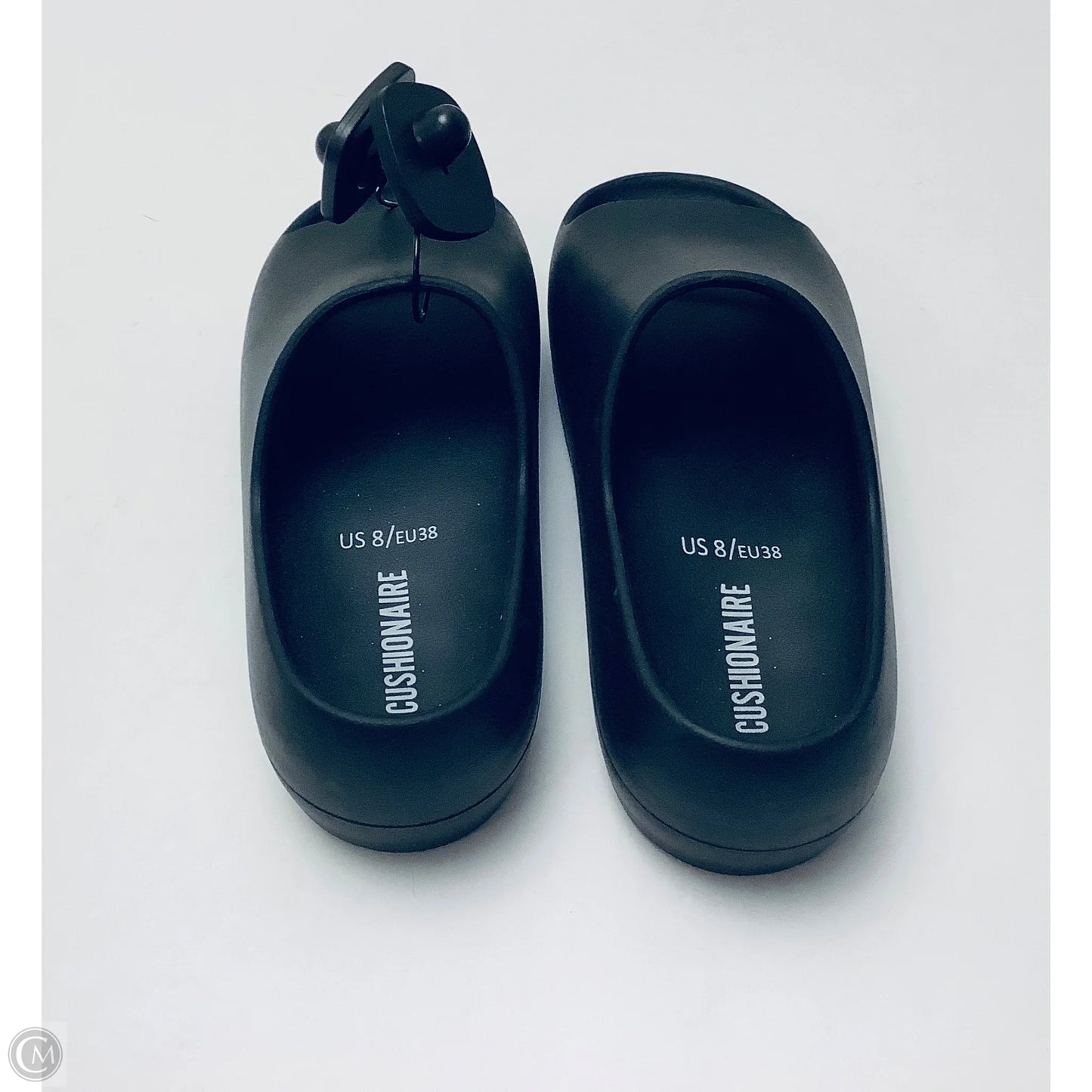 Sandals Flats By Cushionaire In Black, Size: 8
