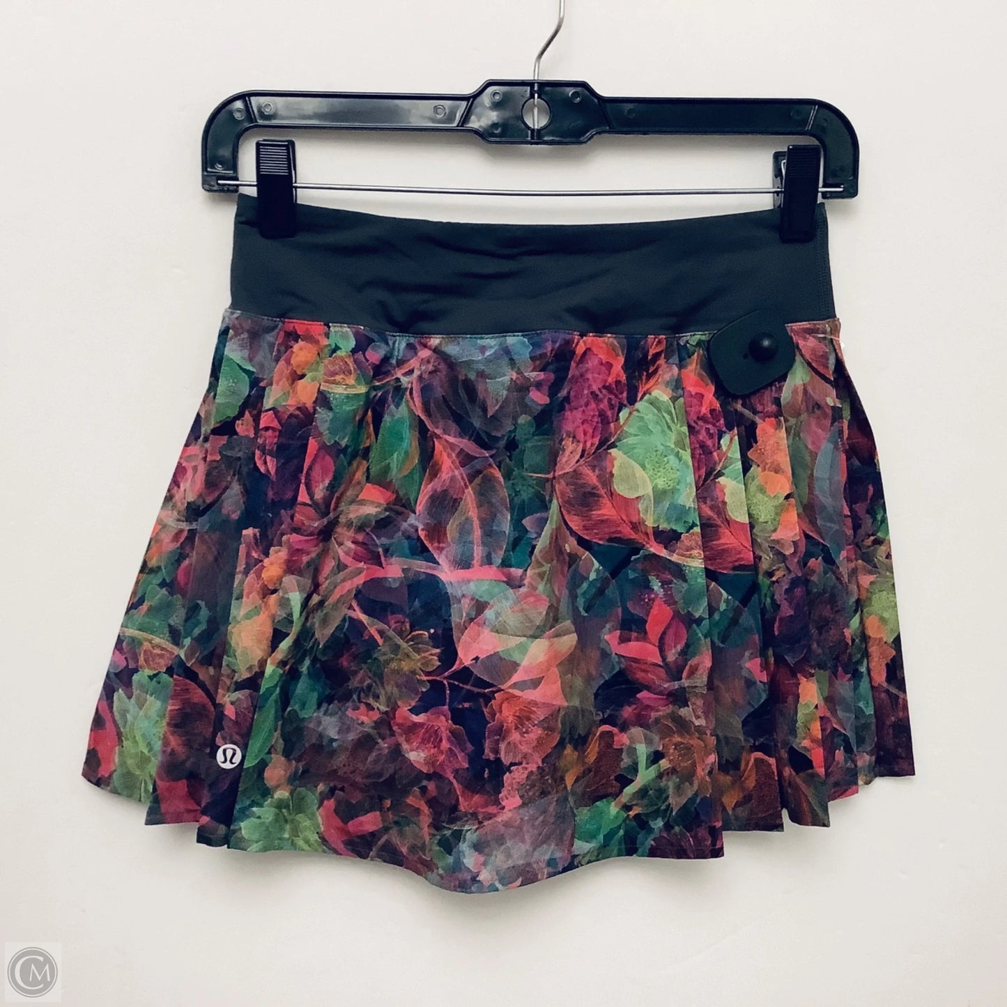 Athletic Skort By Lululemon In Floral Print, Size: 2