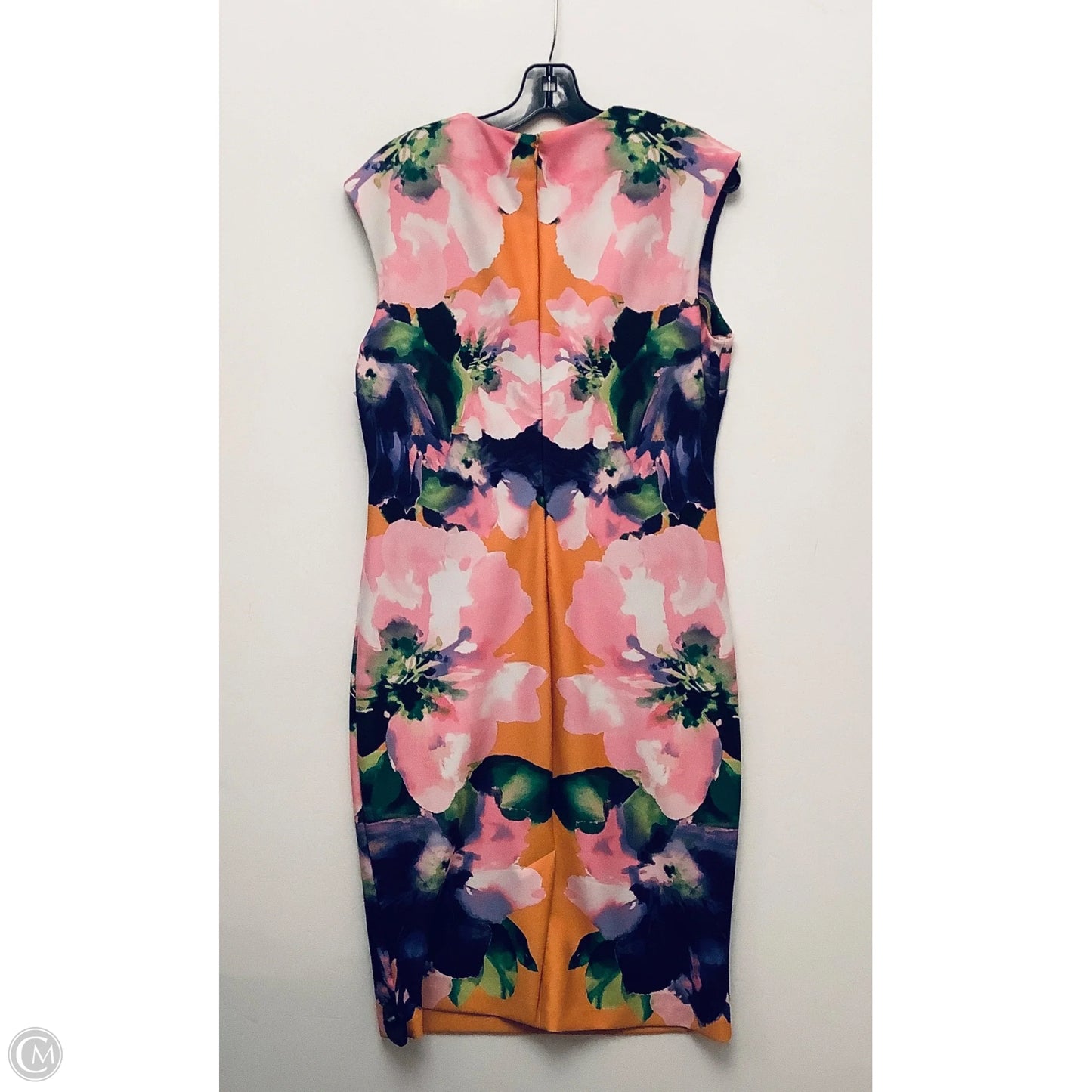 Dress Casual Short By New York And Co In Orange, Size: L