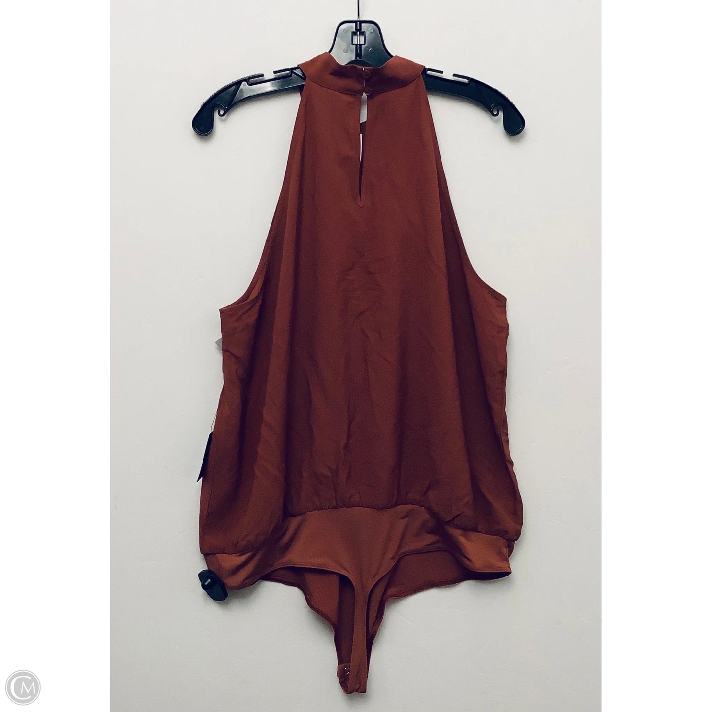 Top Sleeveless By Express In Copper, Size: Xl