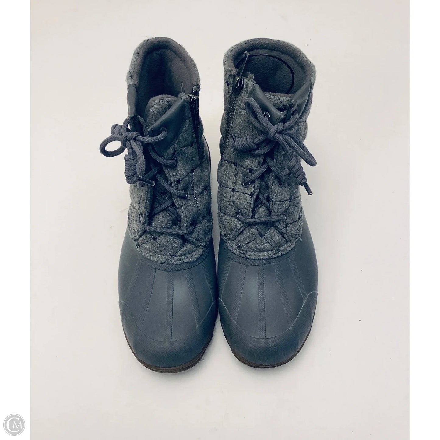 Boots Ankle Flats By Sperry In Grey, Size: 7