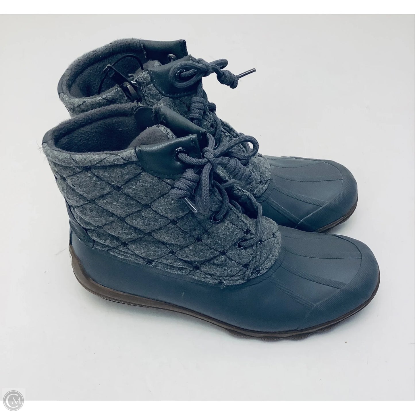 Boots Ankle Flats By Sperry In Grey, Size: 7