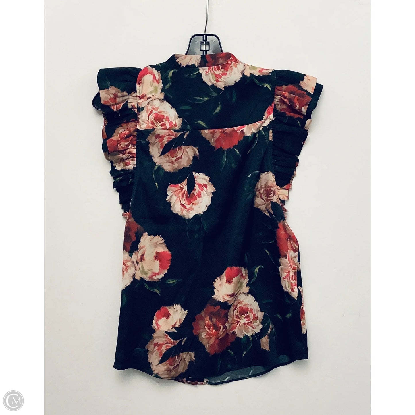 Top Sleeveless By Express In Floral Print, Size: Xs