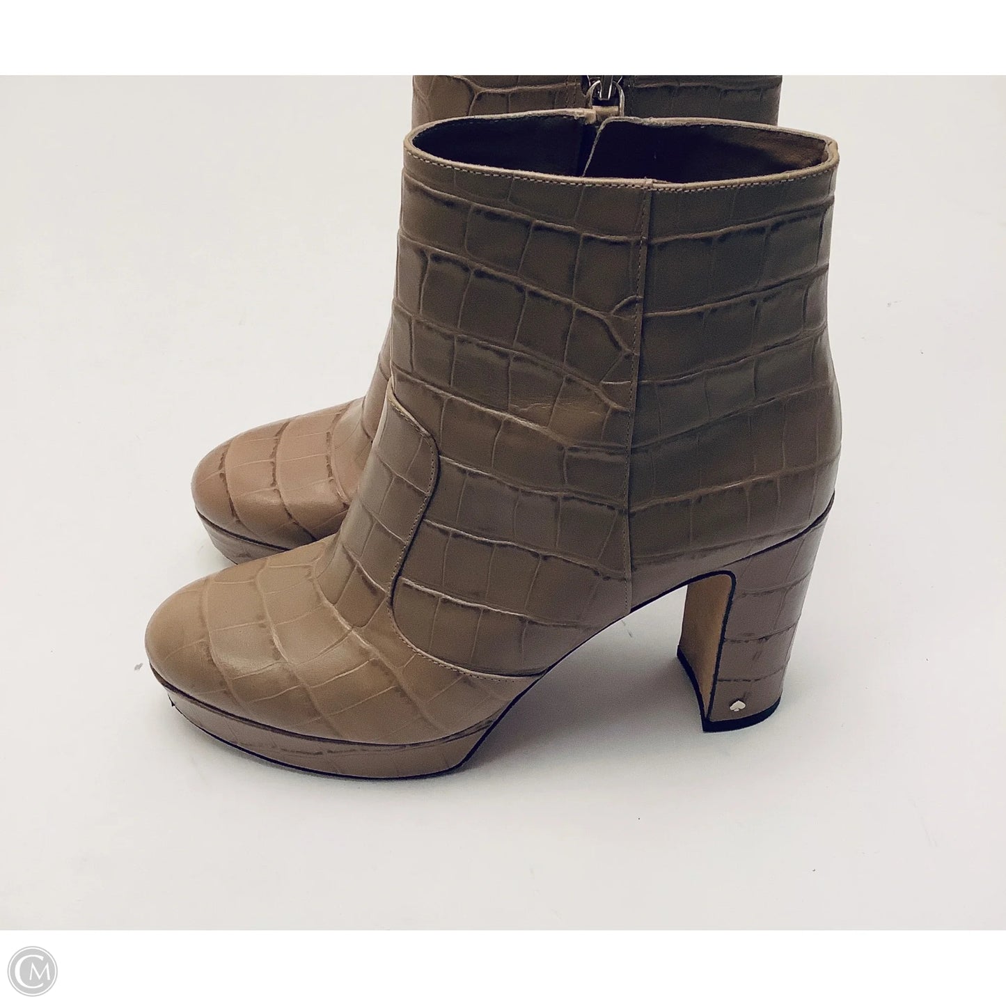 Boots Designer By Kate Spade In Taupe, Size: 6.5