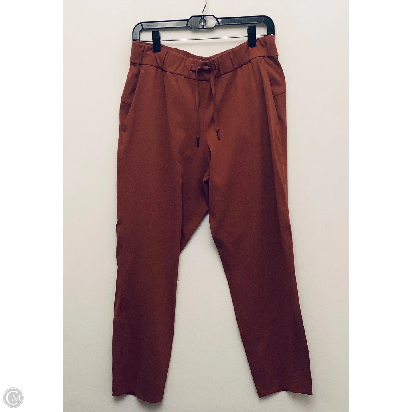 Athletic Pants By Lululemon In Orange, Size: 10