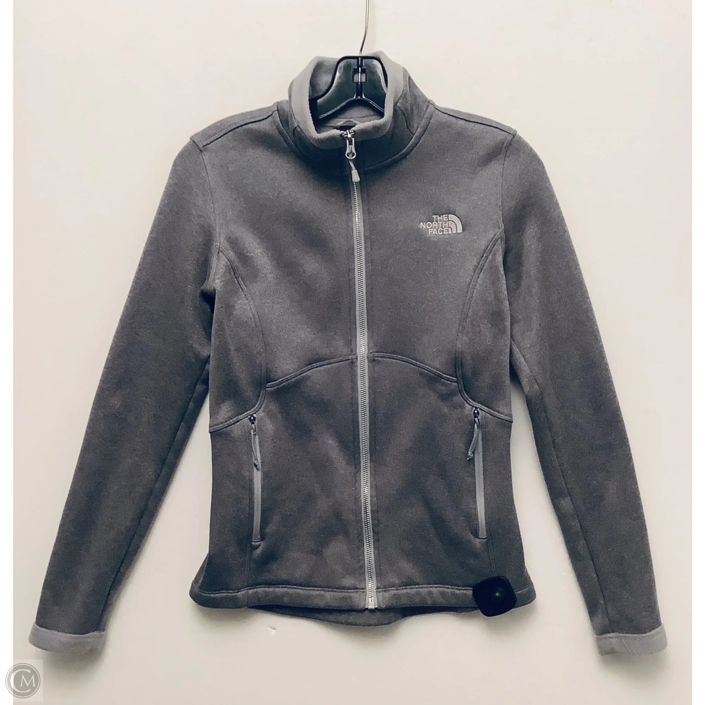 Athletic Jacket By The North Face In Grey, Size: Xs