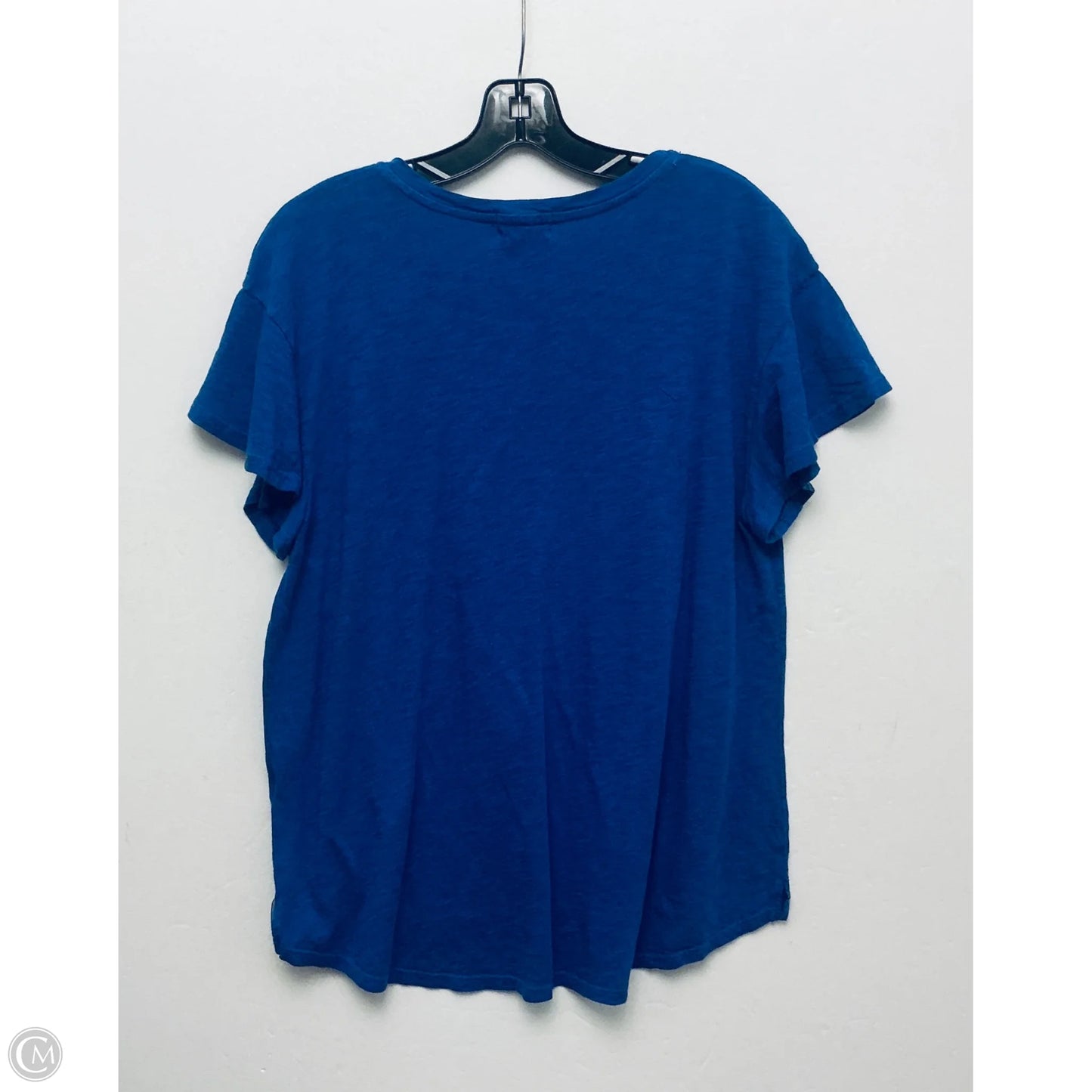Top Short Sleeve Basic By T.la In Blue, Size: M
