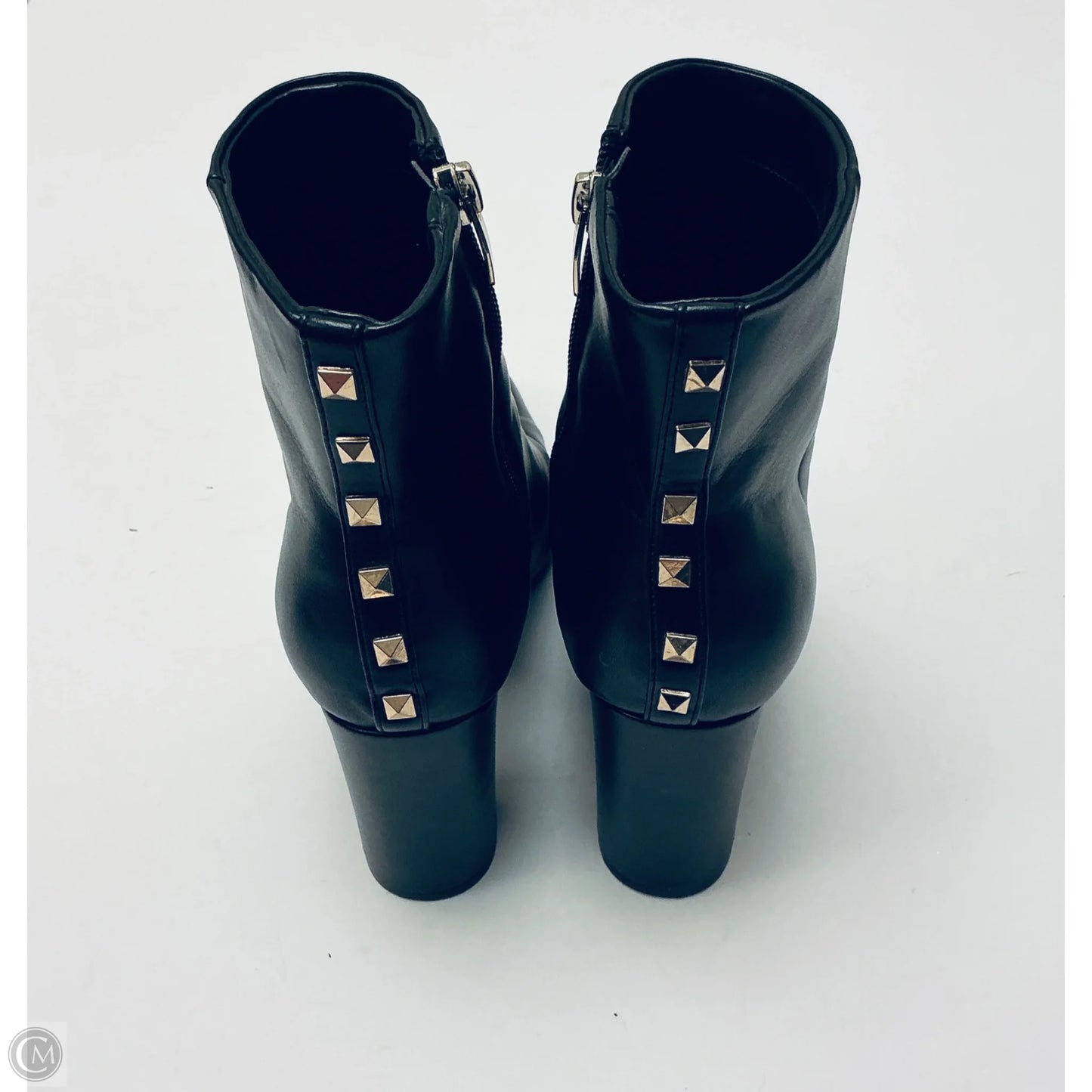 Boots Ankle Heels By Nine West In Black, Size: 9