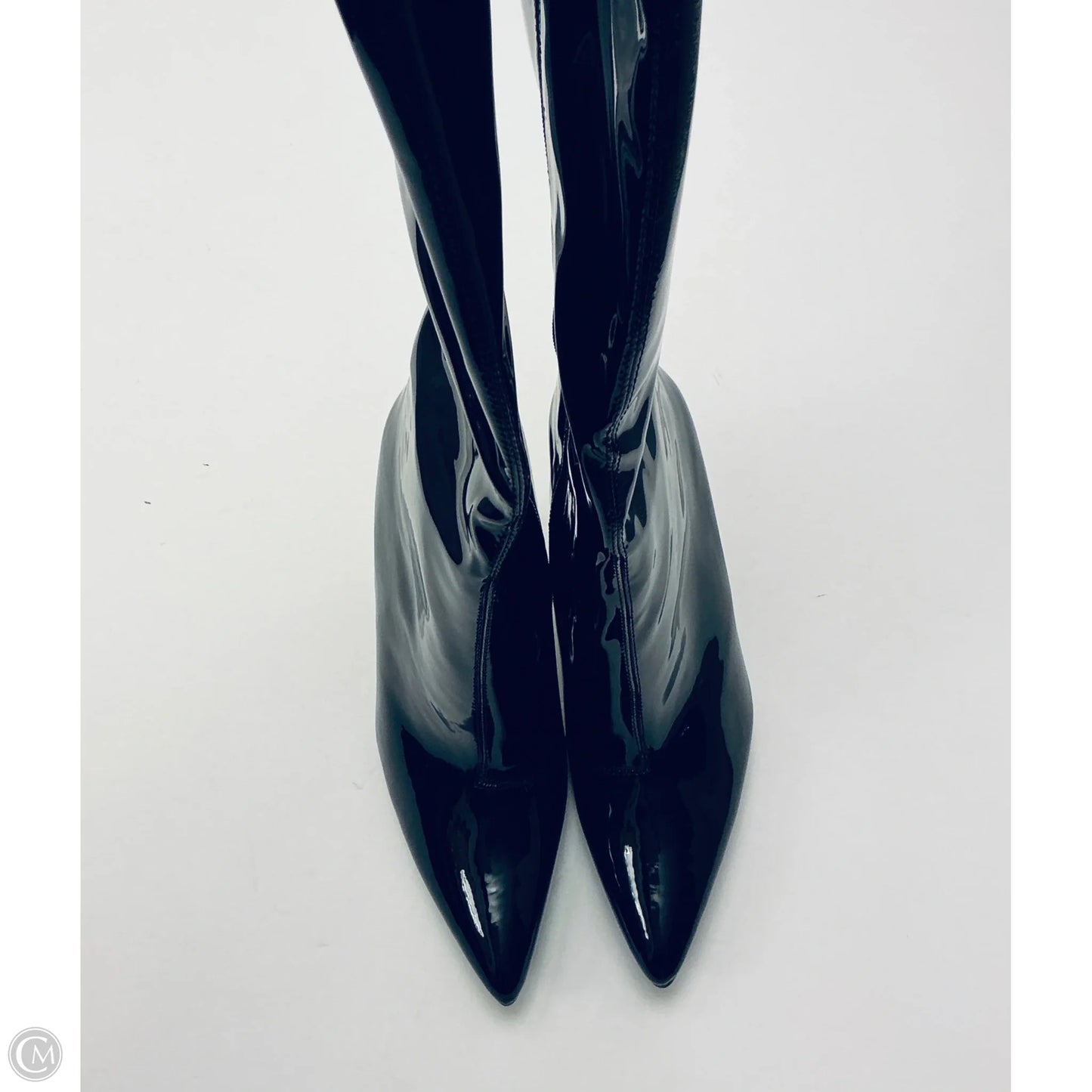 Boots Knee Heels By Fashion Nova In Black, Size: 7.5