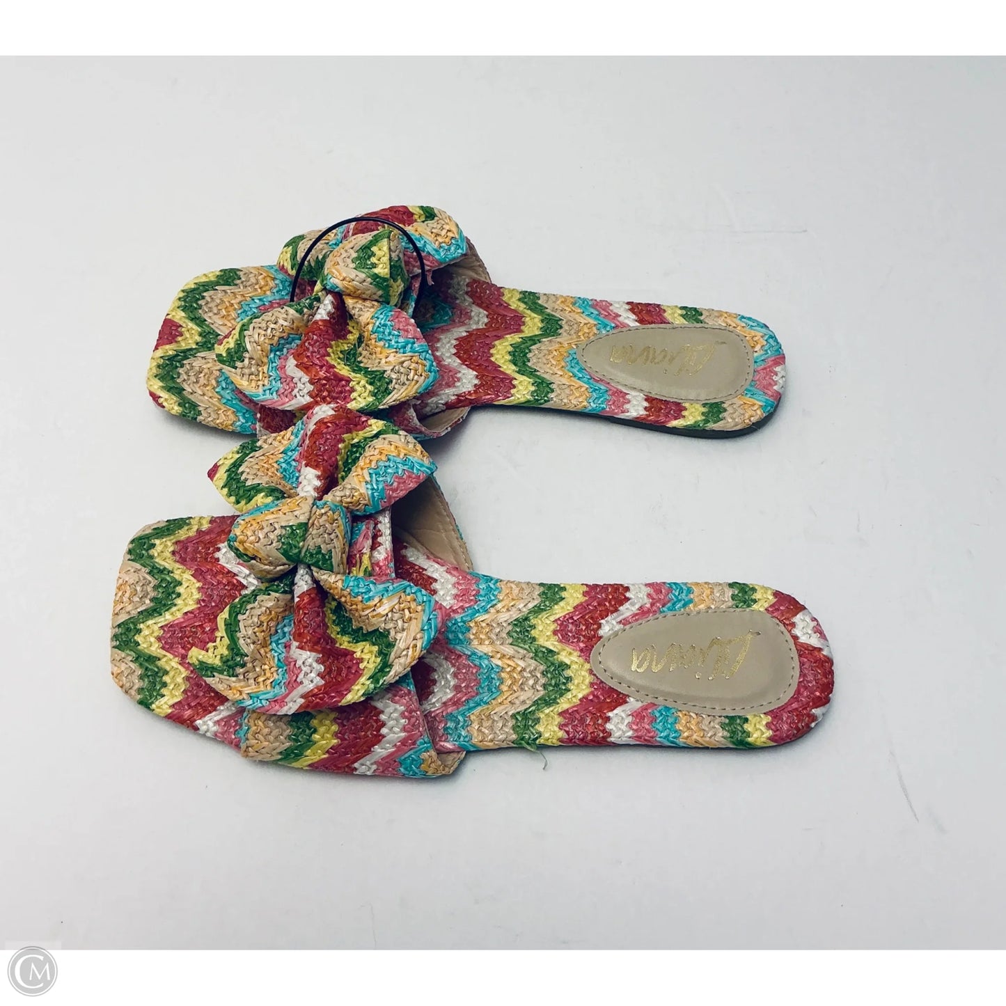 Sandals Flats By Liliana In Multi-colored, Size: 11