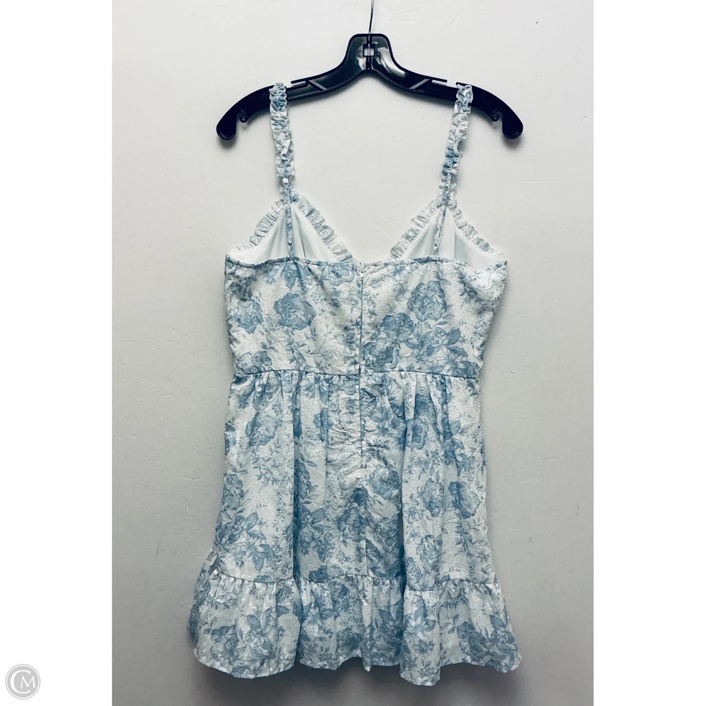 Dress Casual Short By Francesca's In Blue, Size: L