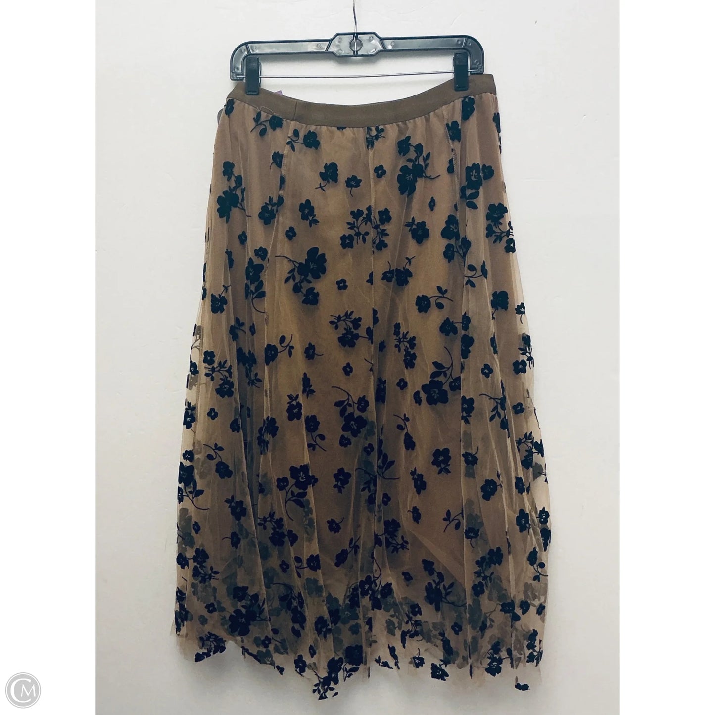 Skirt Midi By Cme In Brown, Size: 2x