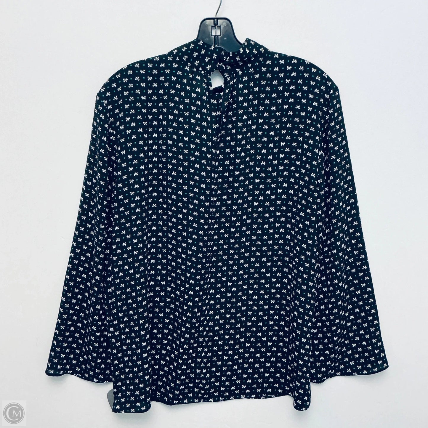 Top Long Sleeve By Ann Taylor In Black, Size: L