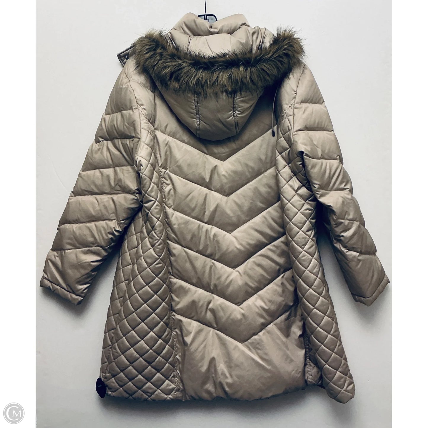 Coat Peacoat By Kenneth Cole Reaction In Tan, Size: 1x