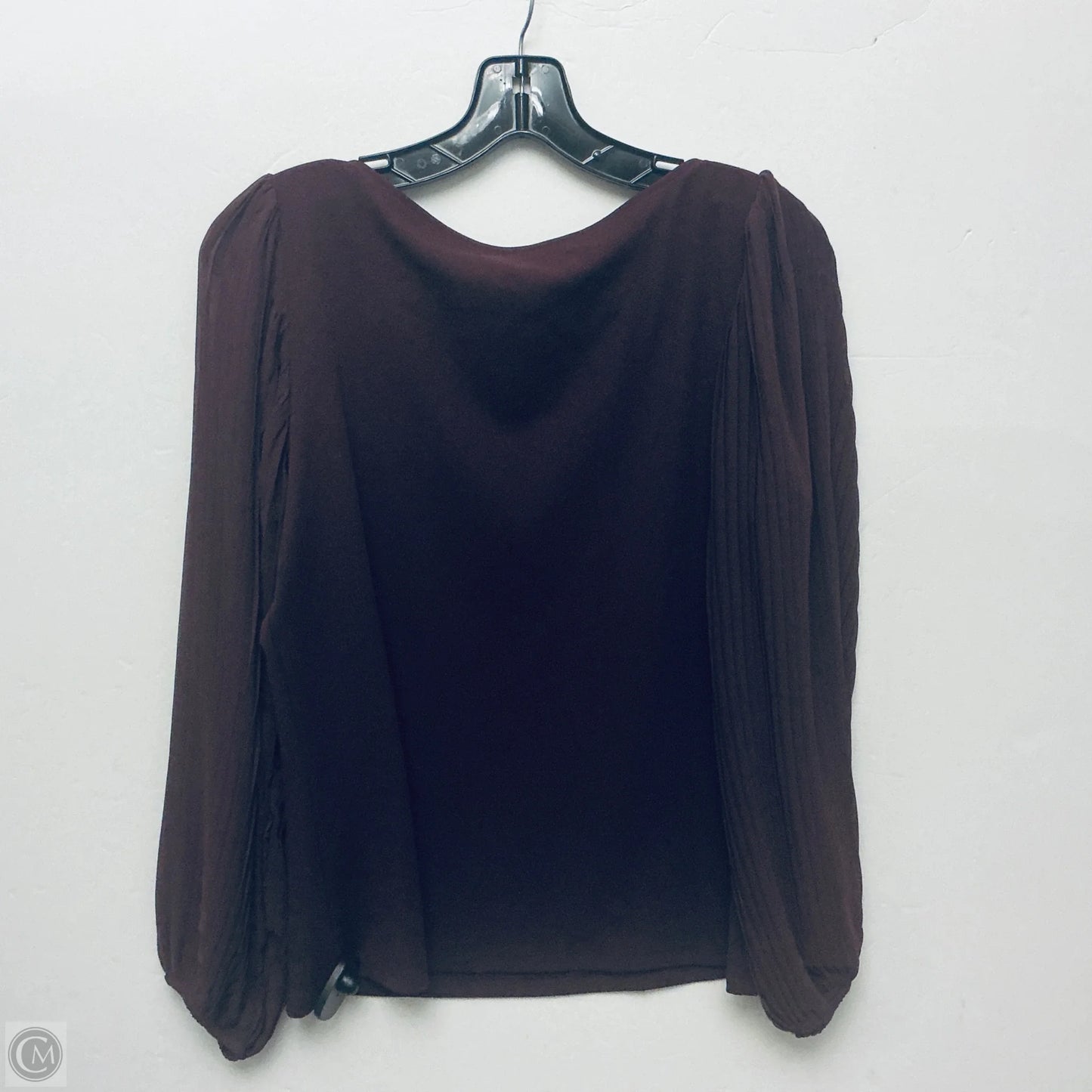 Top Long Sleeve By Ann Taylor In Purple, Size: M
