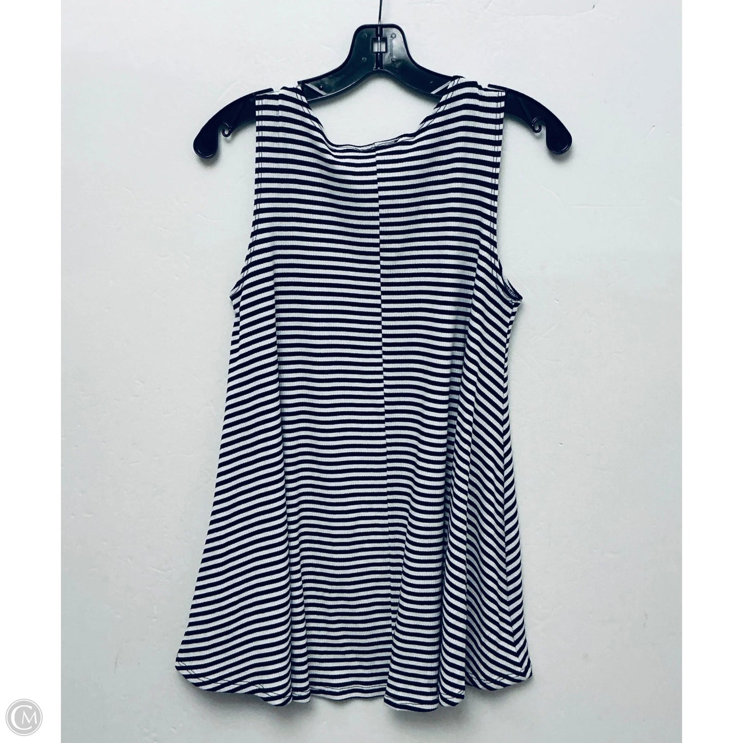 Top Sleeveless By Cme In Striped Pattern, Size: S