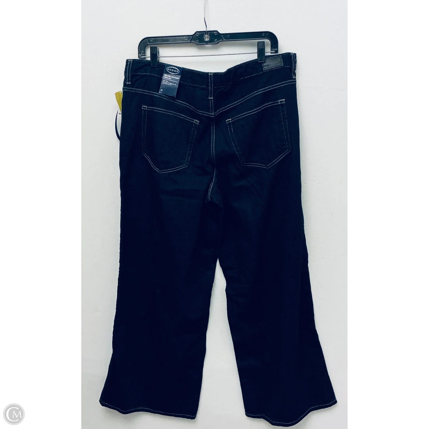 Jeans Wide Leg By Scoop In Blue Denim, Size: 14