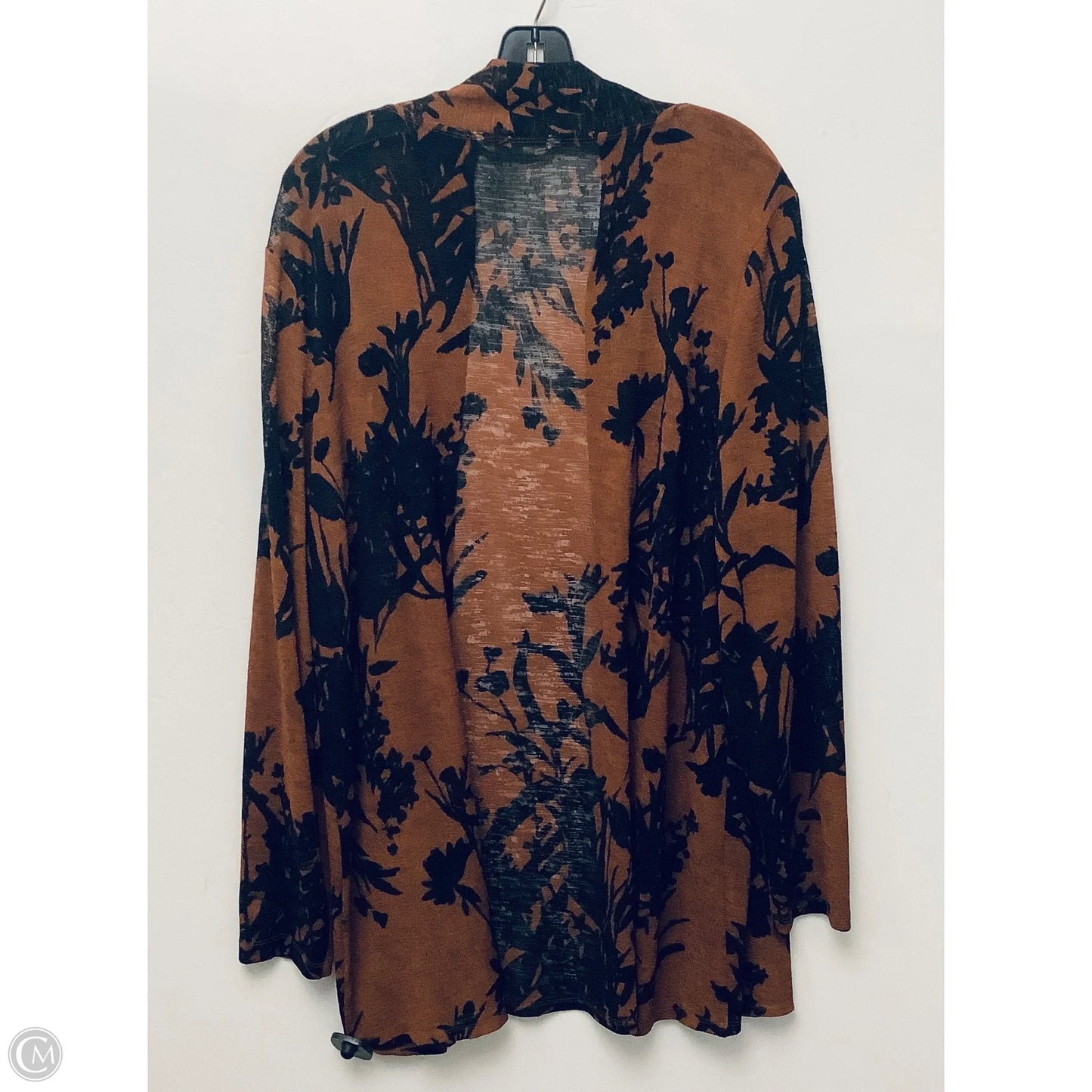 Sweater Cardigan By Soft Surroundings In Brown, Size: 2x
