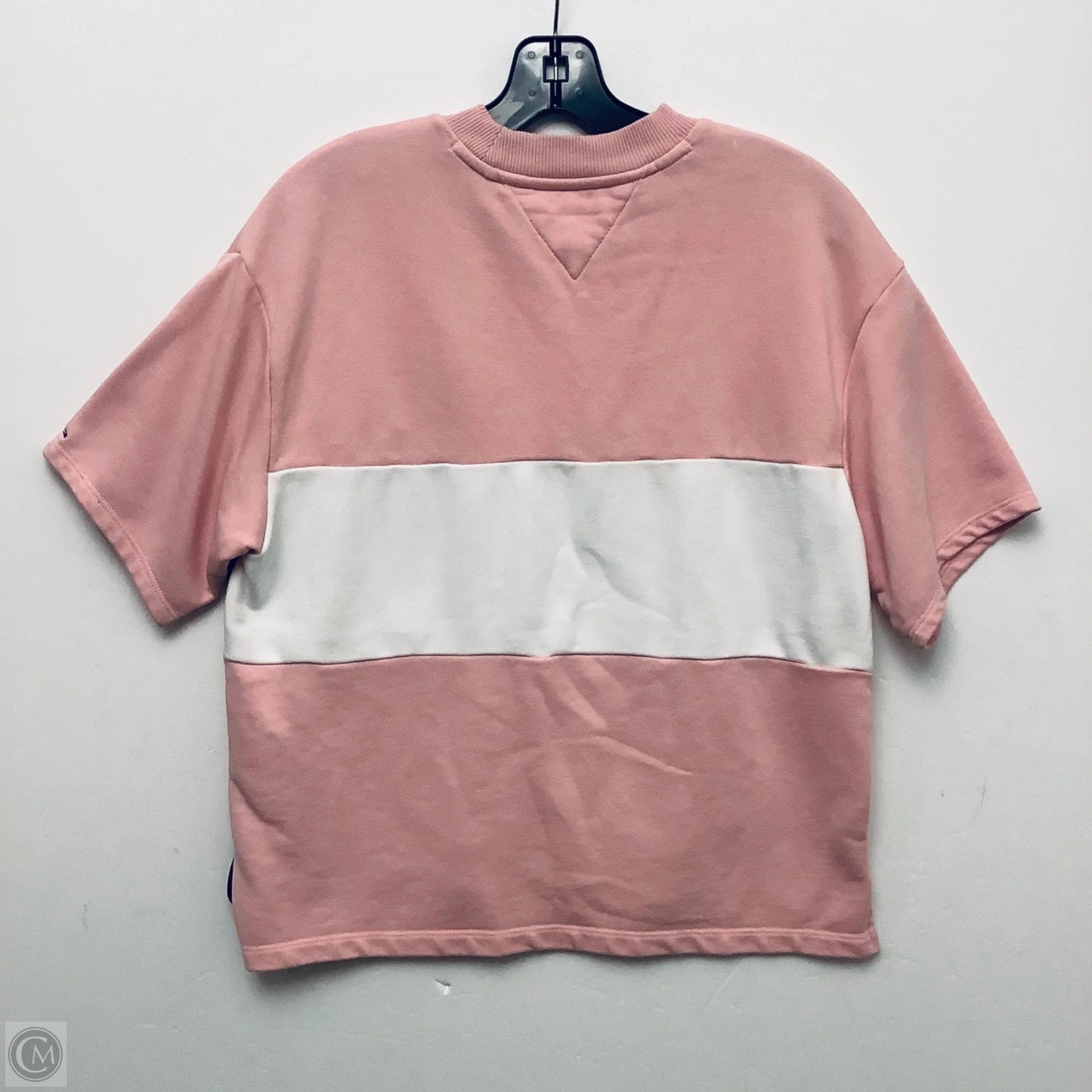 Top Short Sleeve By Tommy Hilfiger In Pink, Size: S