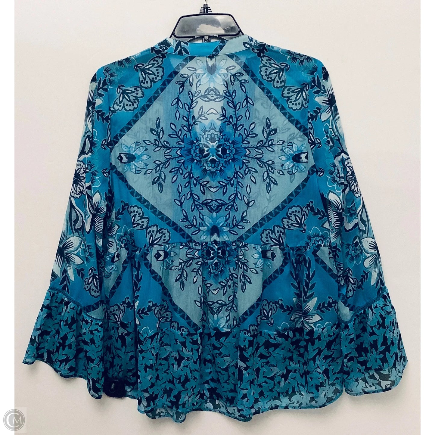Top Long Sleeve By Soft Surroundings In Blue, Size: Xs