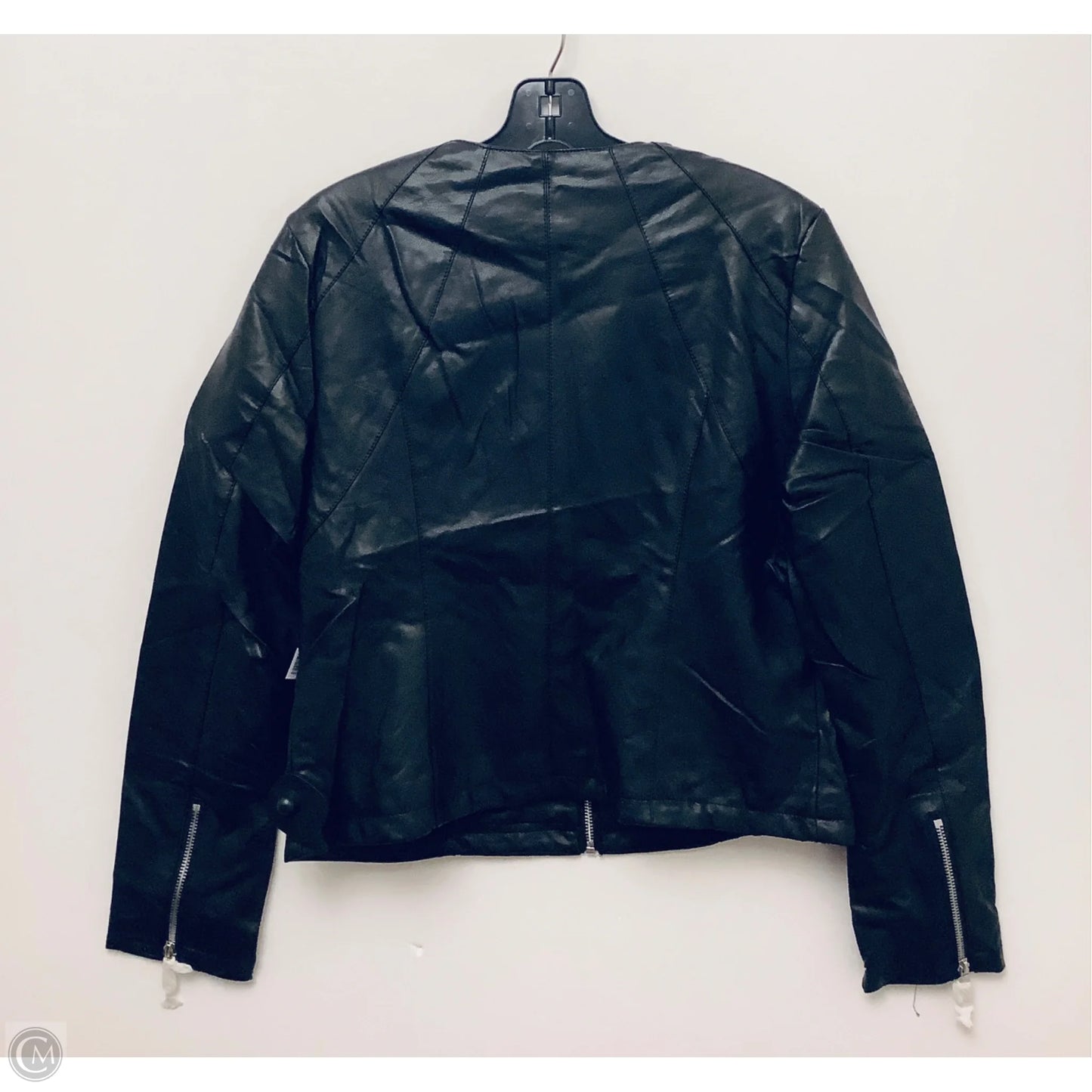 Jacket Moto By Cmc In Black, Size: L