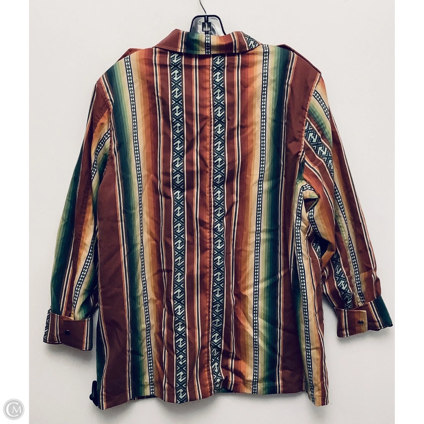 Jacket Shirt By Cmc In Multi-colored, Size: S