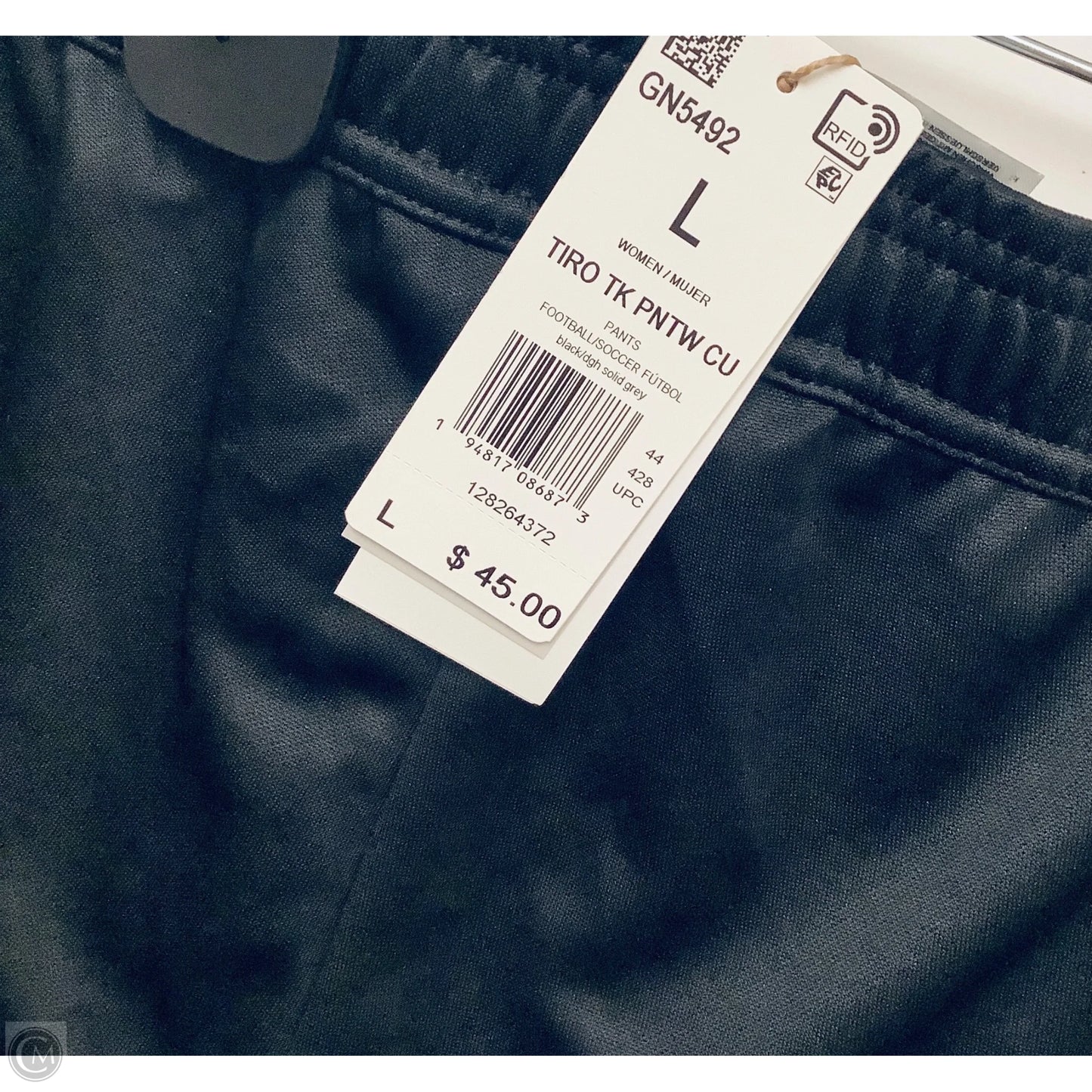 Athletic Pants By Adidas In Black, Size: L