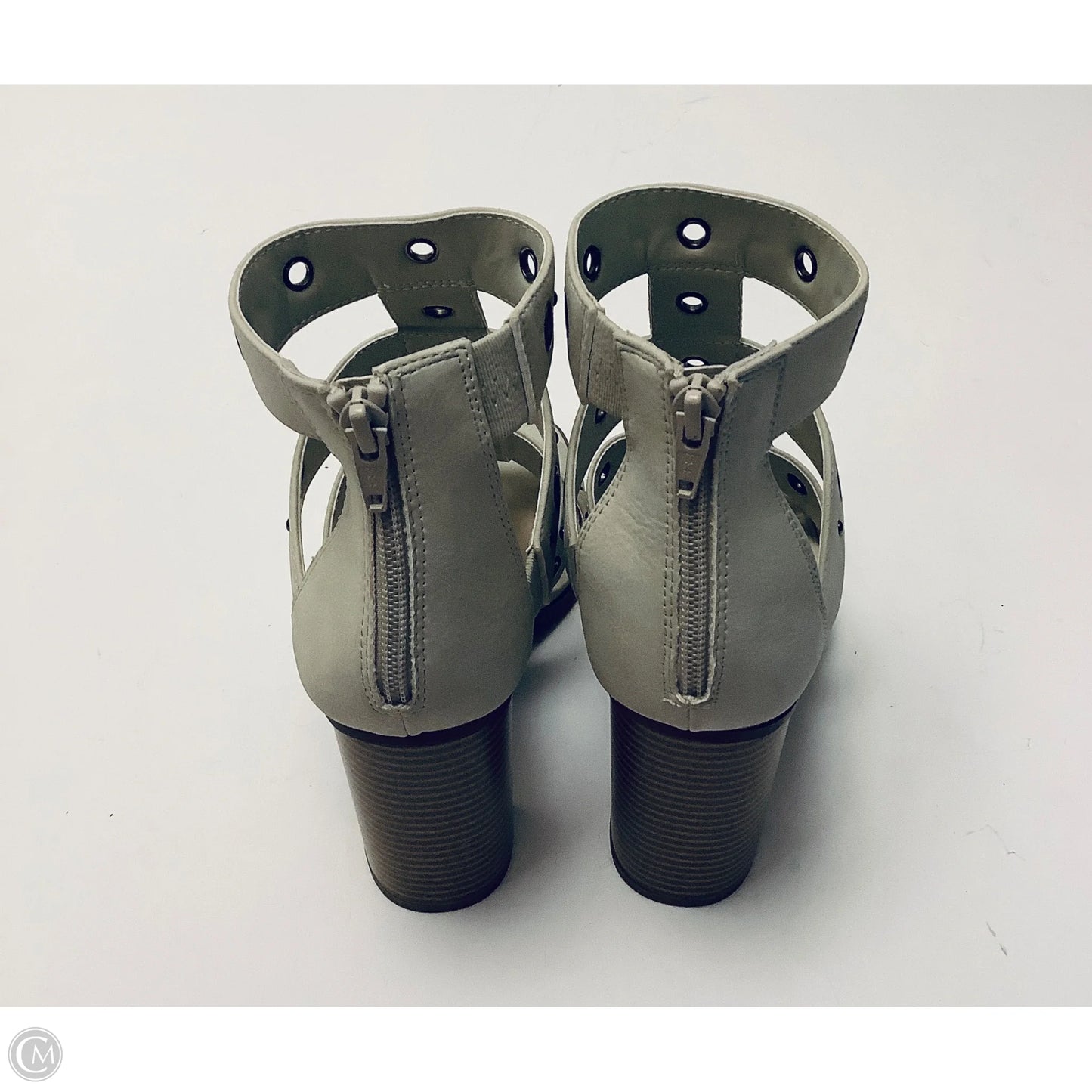 Shoes Heels Block By Simply Vera In Cream, Size: 9