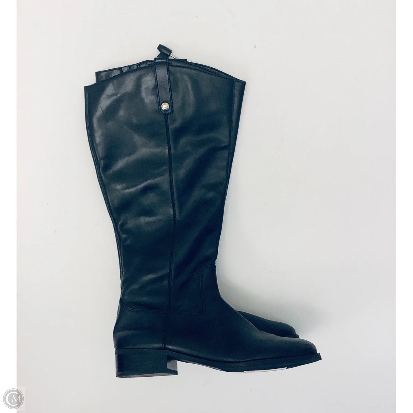 Boots Leather By Inc In Black, Size: 10