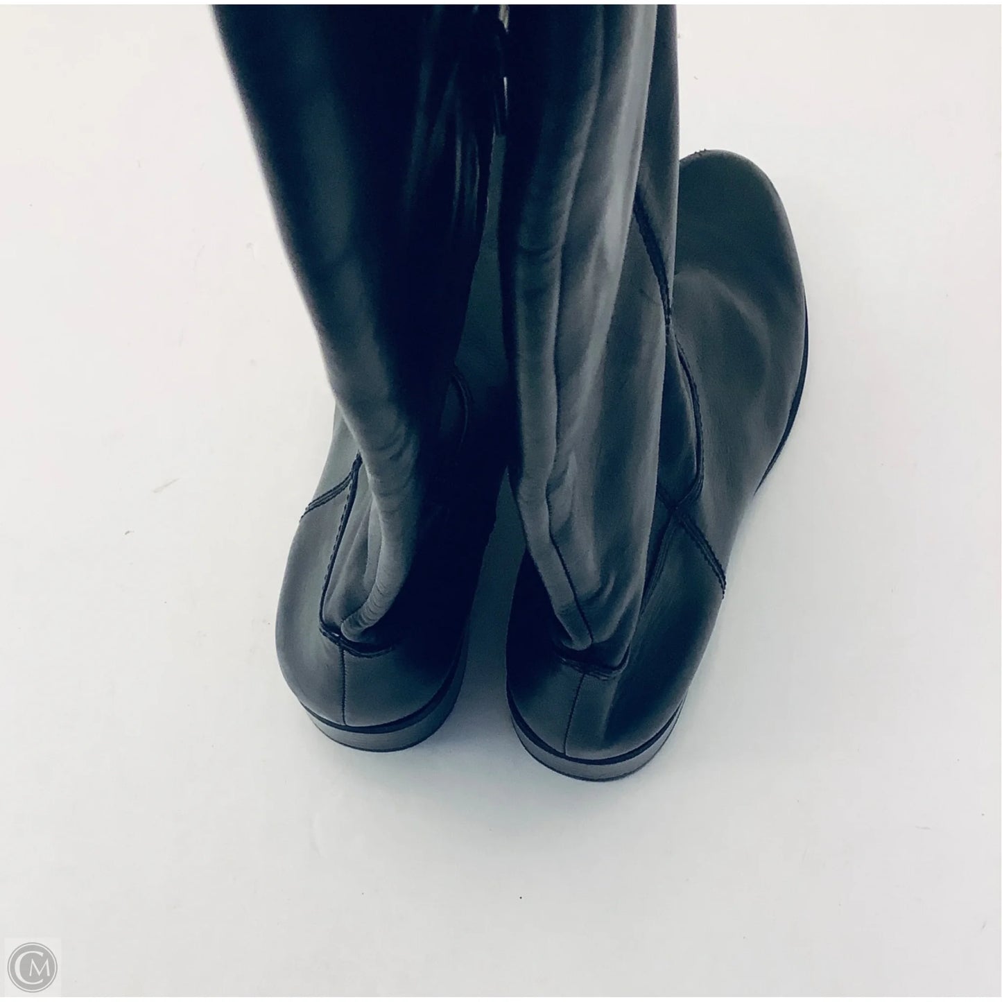 Boots Leather By Inc In Black, Size: 10